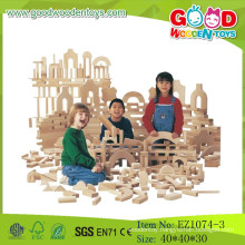 2015 Newest Preschool Blocks Natural Big Blocks Wooden Building Block Toys